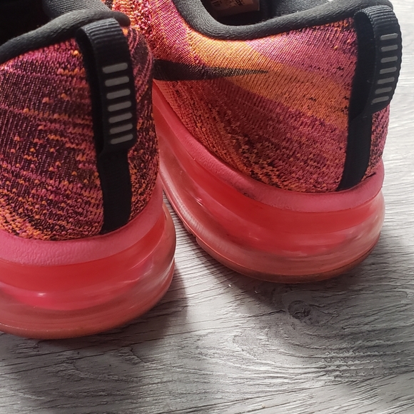 Nike Flyknit Max Total Sunset/Pink Womens Sz 8.5 - Picture 5 of 7